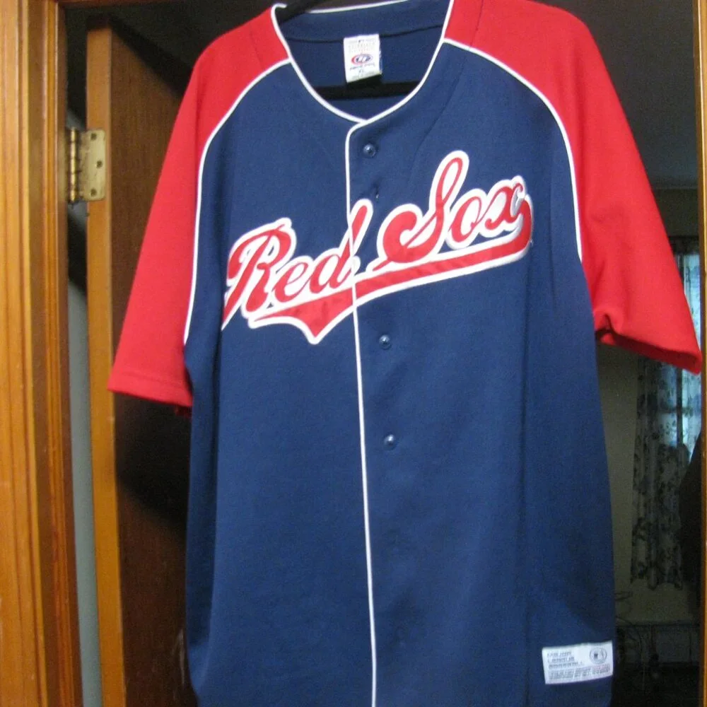 NOMAR GARCIAPARRA  BOSTON RED SOX  EMBROIDERED JERSEY SIZE XL TRUE FAN  GORGEOUS - Picture 6 of 8